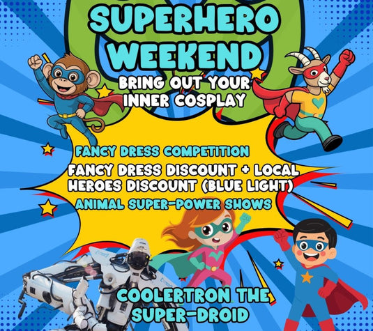 Superhero Weekend – Exotic Zoo Telford